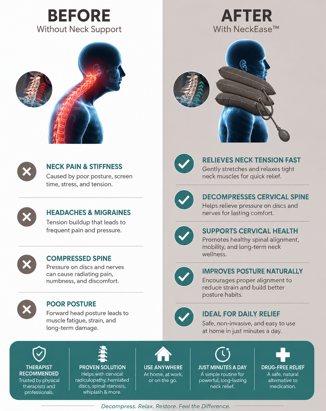 Inflatable Neck Stretcher